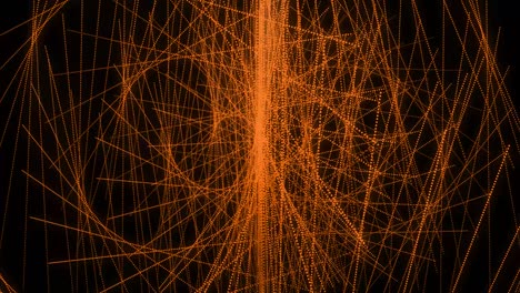 patrón de forma de punto de color naranja animación gráficos de movimiento