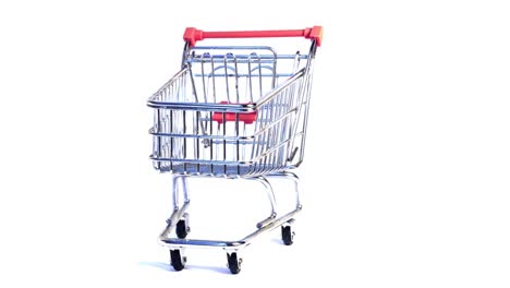 carrito giratorio de supermercado, sitio web de comercio electrónico carrito de compras giratorio