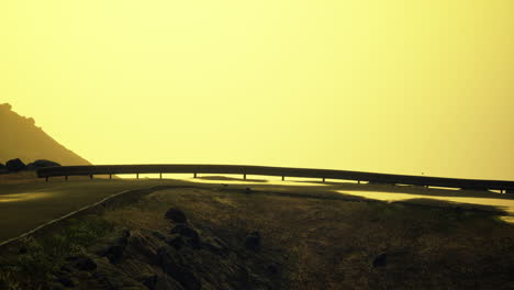 atlantic ocean road near the mountain