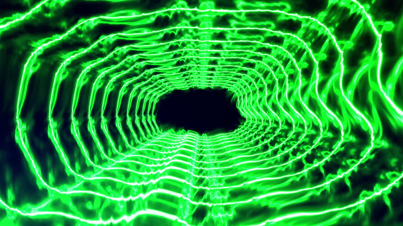 animación de túnel de círculo 3d gráficos de movimiento