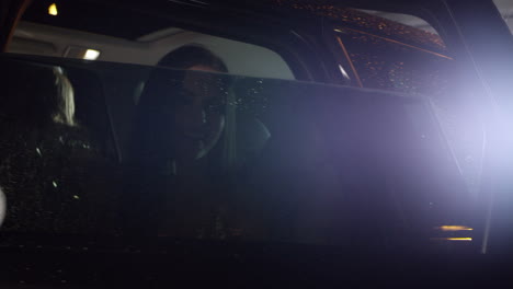 two young women arrive in a limo, photographed by paparazzi, shot on r3d