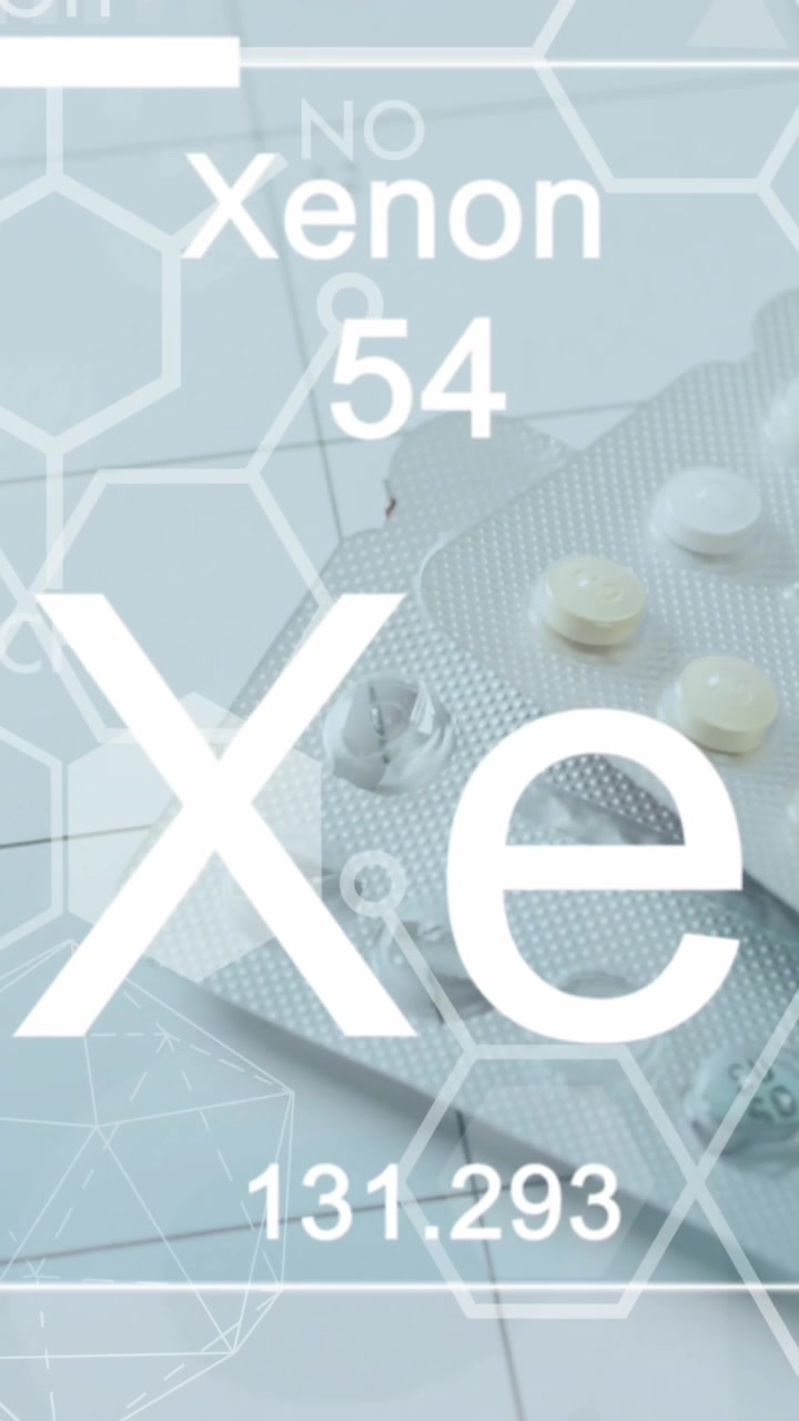 Animation of dna strand diagrams with data processing over pills