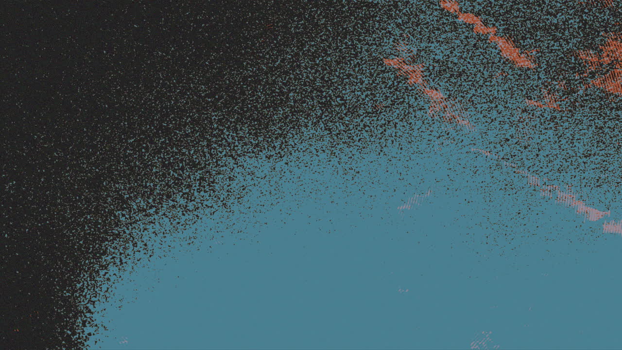 salpicaduras de manchas azules y naranjas en textura grunge