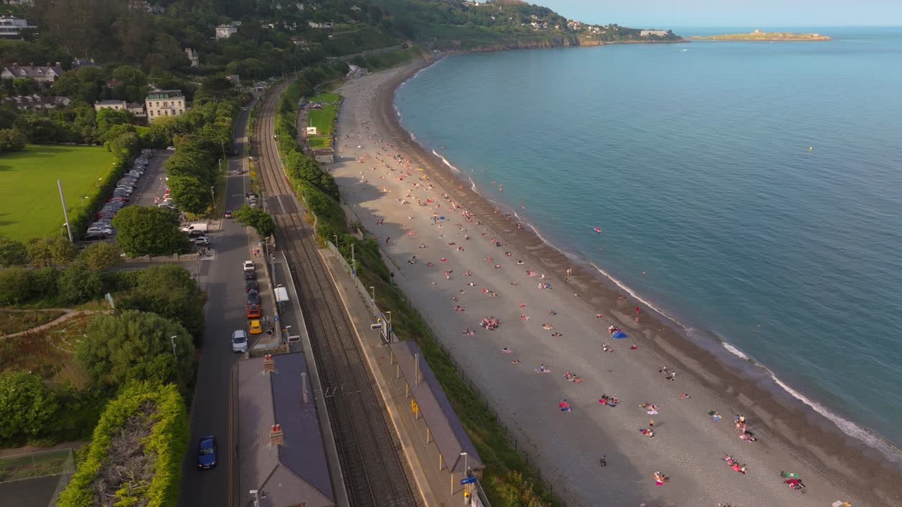 Killiney Beach 4K Cinematic Drone footage - Co.Dublin - Ireland 21