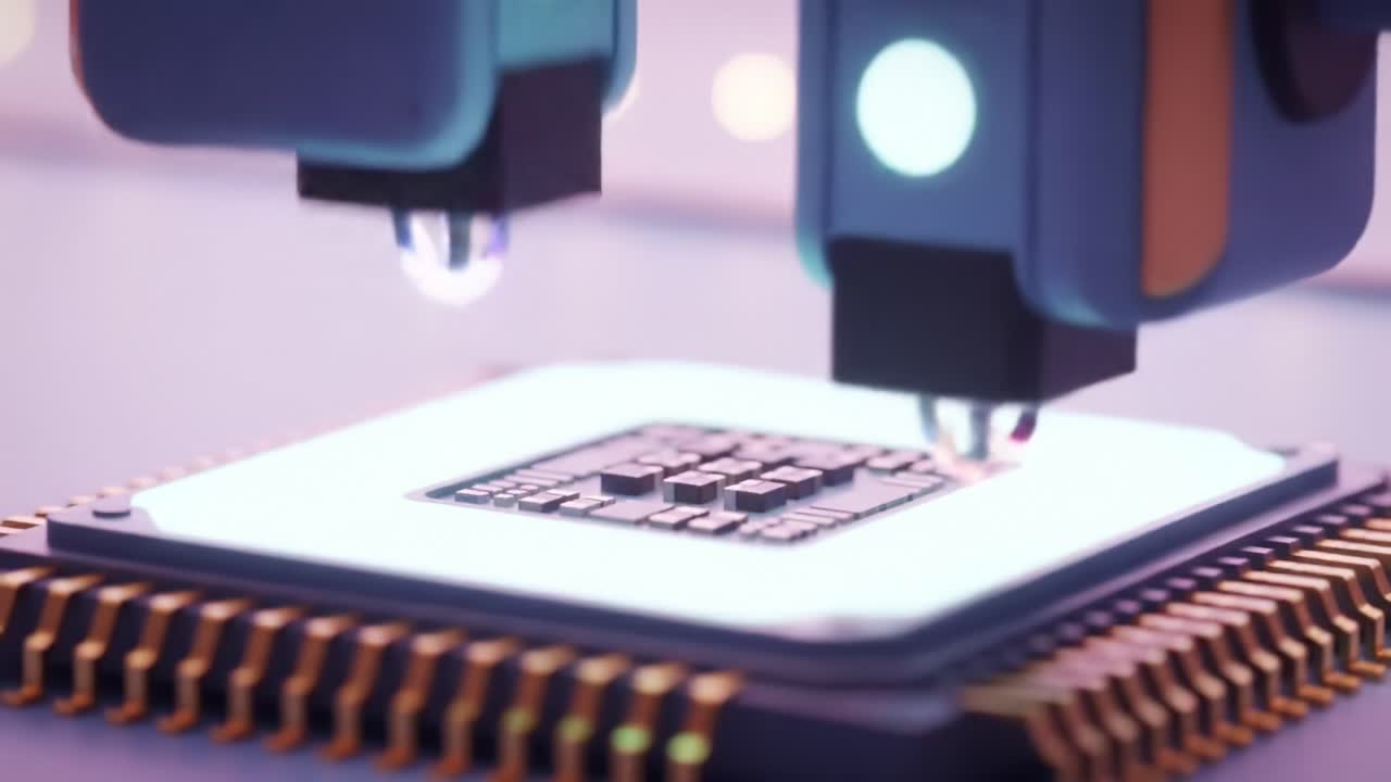 Advanced Microchip Fabrication: Introduction to Precision Tooling in Semiconductor Production with Laser Technology and Automated Assembly Systems