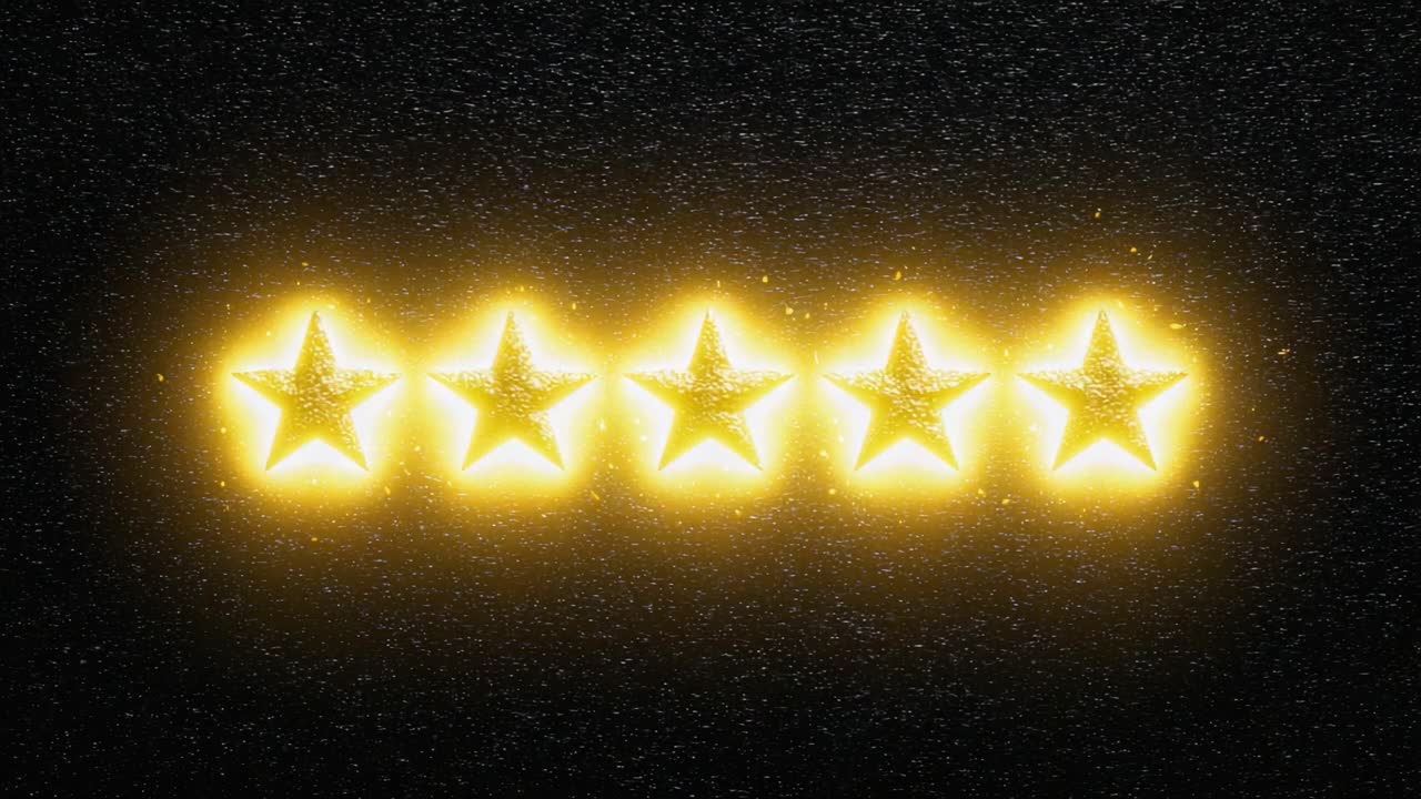 A Stunning Display of Golden Stars against a Dark Background, Showcasing a Brilliant Contrast that Captivates the Viewer’s Attention with Its Radiant and Glittering Details