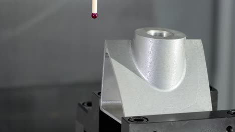 quality control measurement probe. metalworking cnc milling machine.