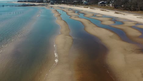 Winter-day-at-Bay-Saint-Louis,-Mississippi