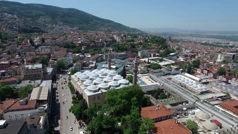 la mezquita de bursa ulu, turquía