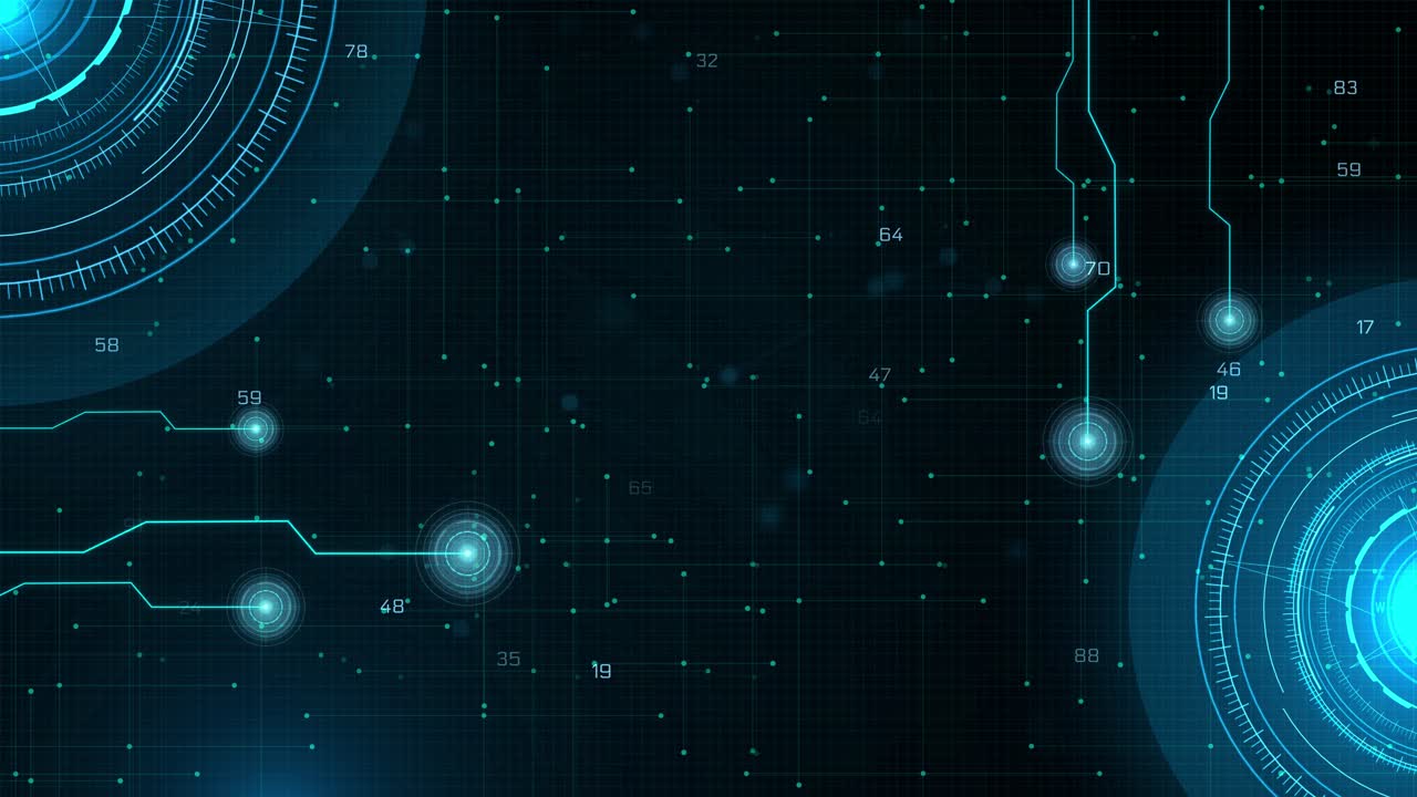 Abstract Futuristic Technology Design