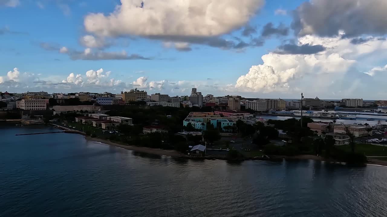 Cloudy day in San Juan, Puerto Rico.