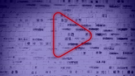 arrow neon sign on brick wall 4k
