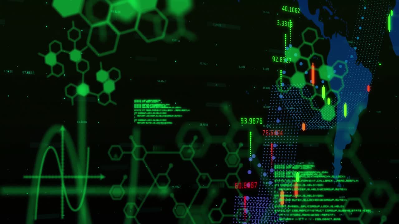 gráficos que se mueven contra el procesamiento de datos