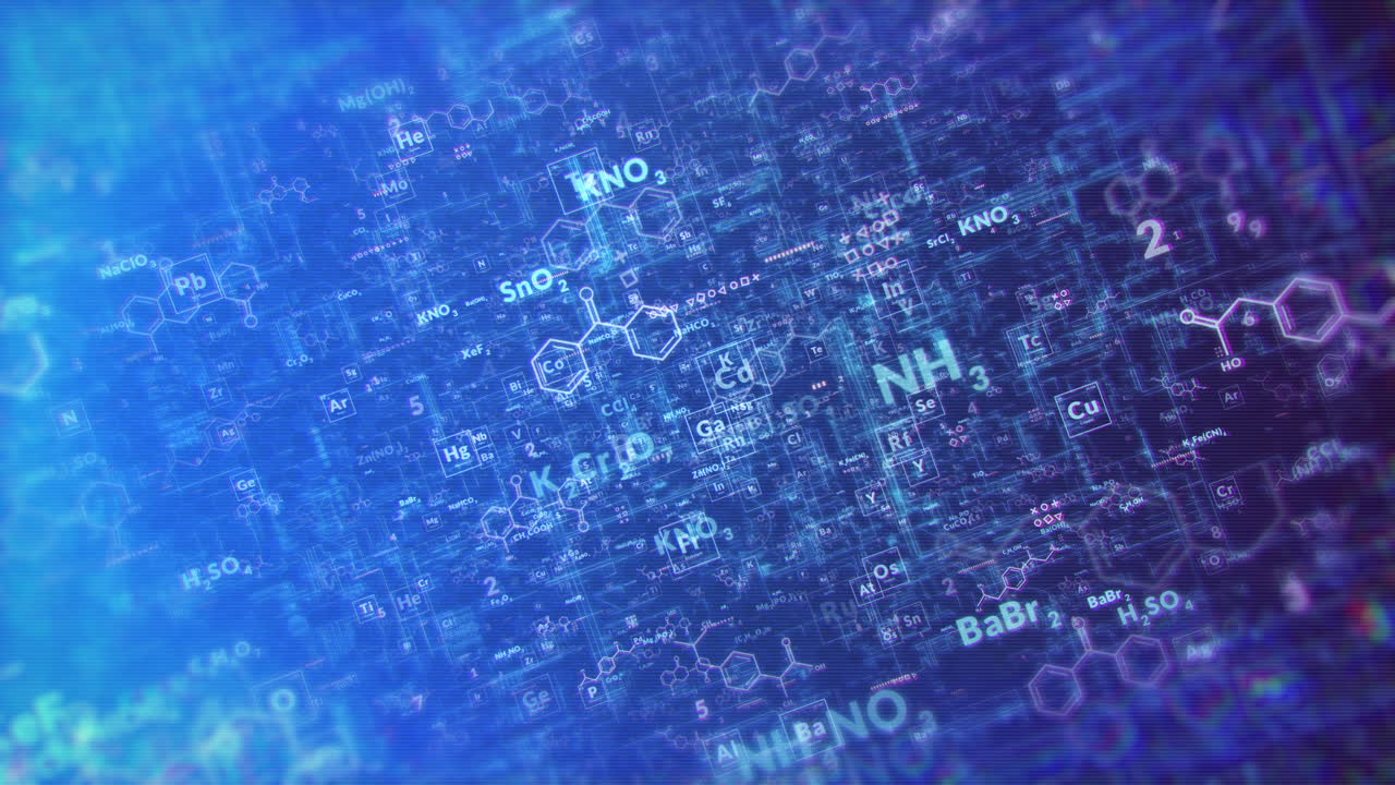 Digital Chemistry Elements Grid