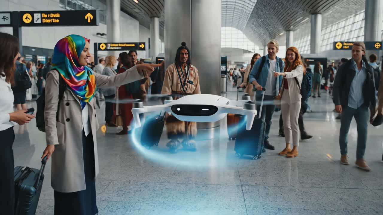 Drones at the Airport