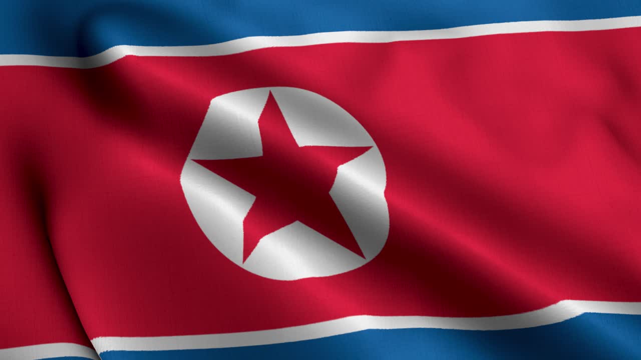 bandera de la república popular democrática de corea