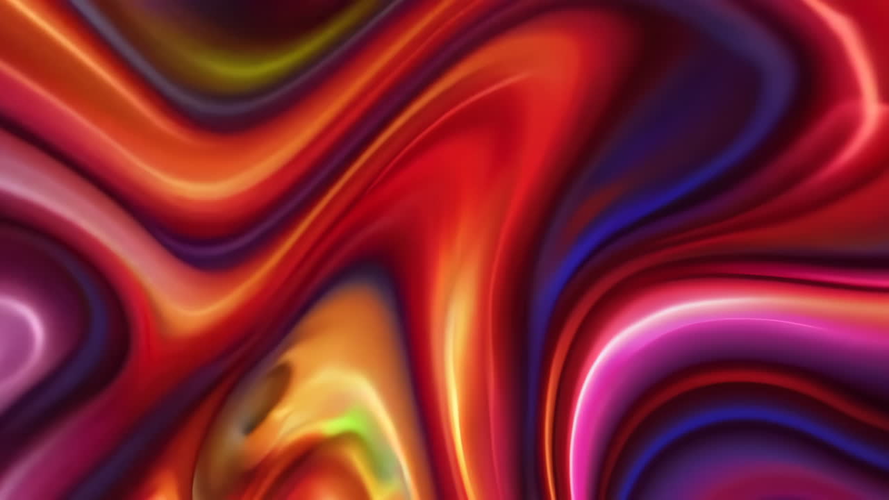 Abstract Liquid Color Waves