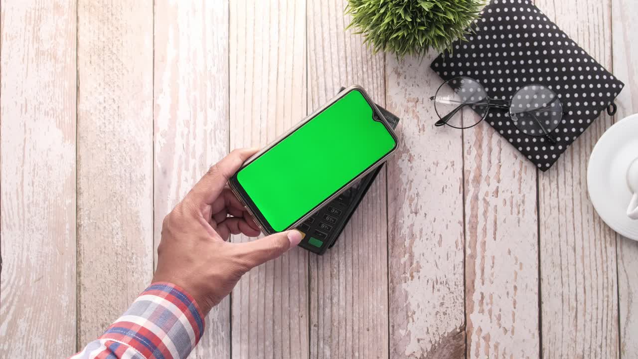 transacción de pago móvil