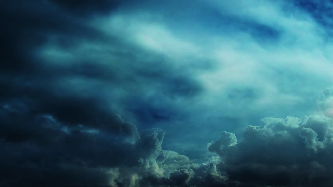 acercar, la tormenta dentro de la nube de colón se está acercando