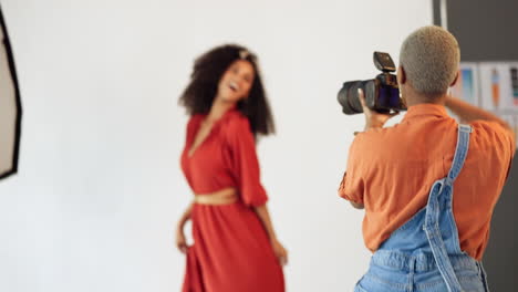 fotógrafo, modelo de moda