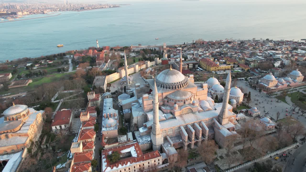 hagia sophia en la ciudad de estambul