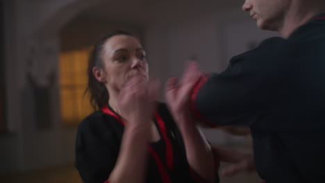 martial arts training session