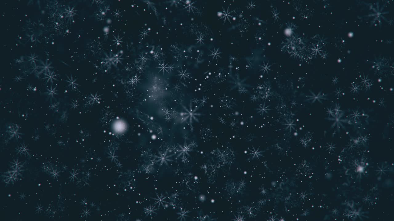 Fallende vintersnøflak animert bakgrunn