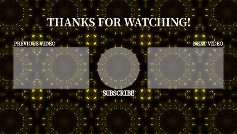 particle shine kaleidoscope end card ending screen motion graphics