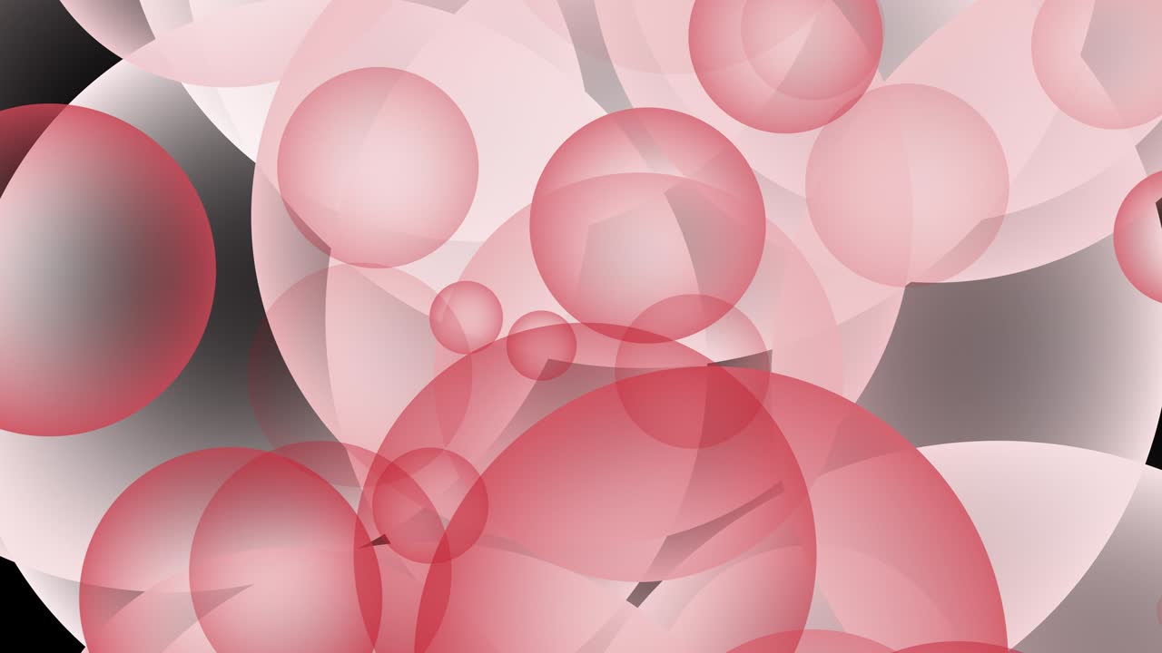 추상적인 아름다운 거품 모션 디자인 배경, 원 모양, 투명 배경