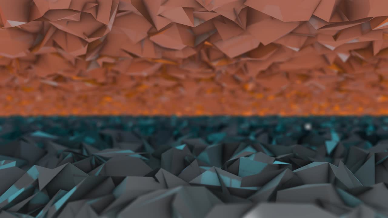 patrón futurista título intro fondo 3d render movimiento animación naranja
