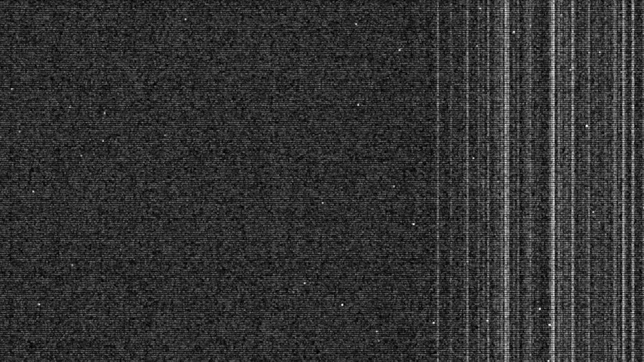 Defects and interference of the video signal. The effects of noise and malfunction of the TV, computer