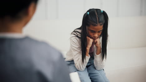 girl in therapy session