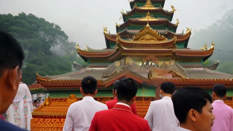 buddhist temple ceremony