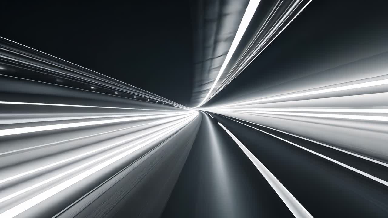 추상적 인 미래적 인 터널