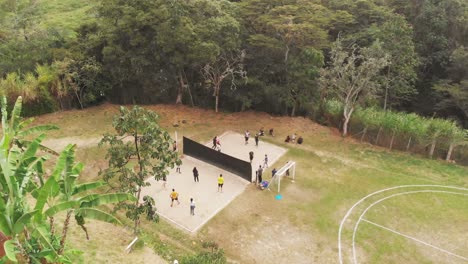 Aerial-shot-people-playing-in-Colombia