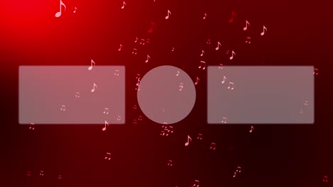 musical note particle gradation end card ending screen motion graphics