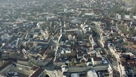 Drohnenaufnahmen-Von-Weimar-An-Einem-Sonnigen-Frühlingstag