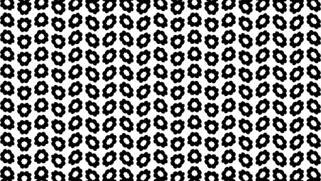 2D graphic video pattern with a horizontal wave effect that moves to the left