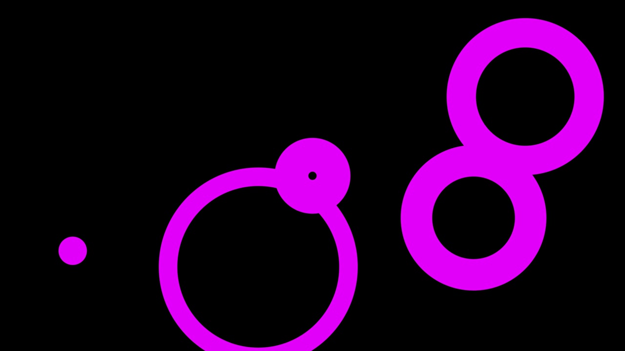 Shape animation circle spreading motion graphics