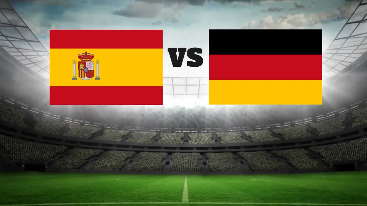 조명 비디오와 함께 애니메이션 축구장