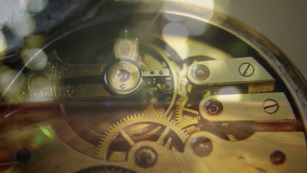 Clock mechanism working