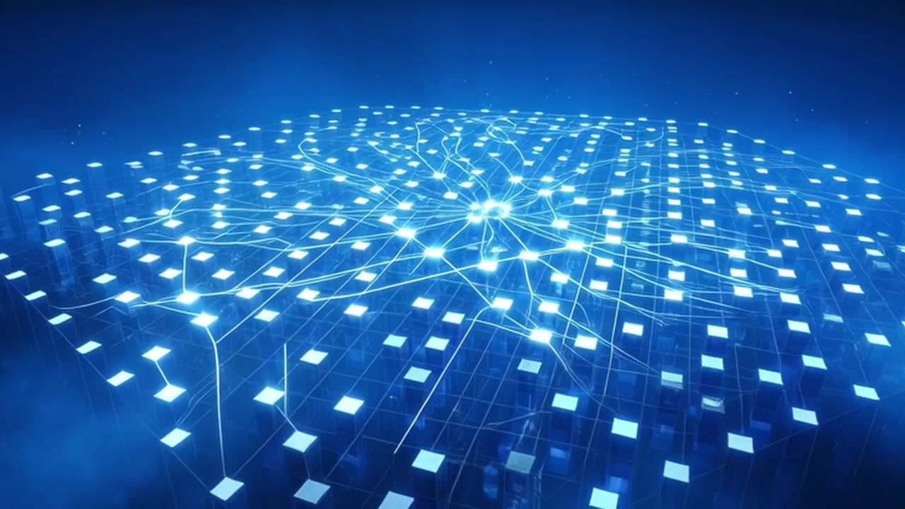 Digital Network Connection and Data Flow Visualization