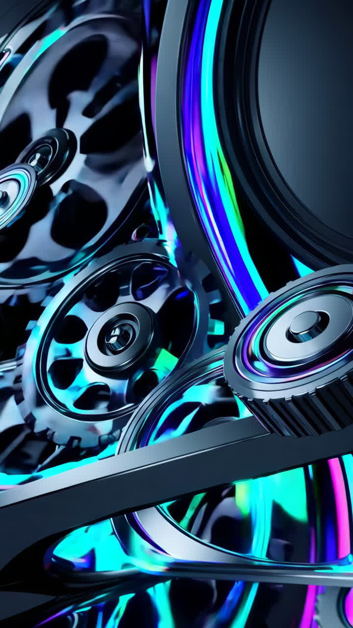 engranajes y mecanismos abstractos