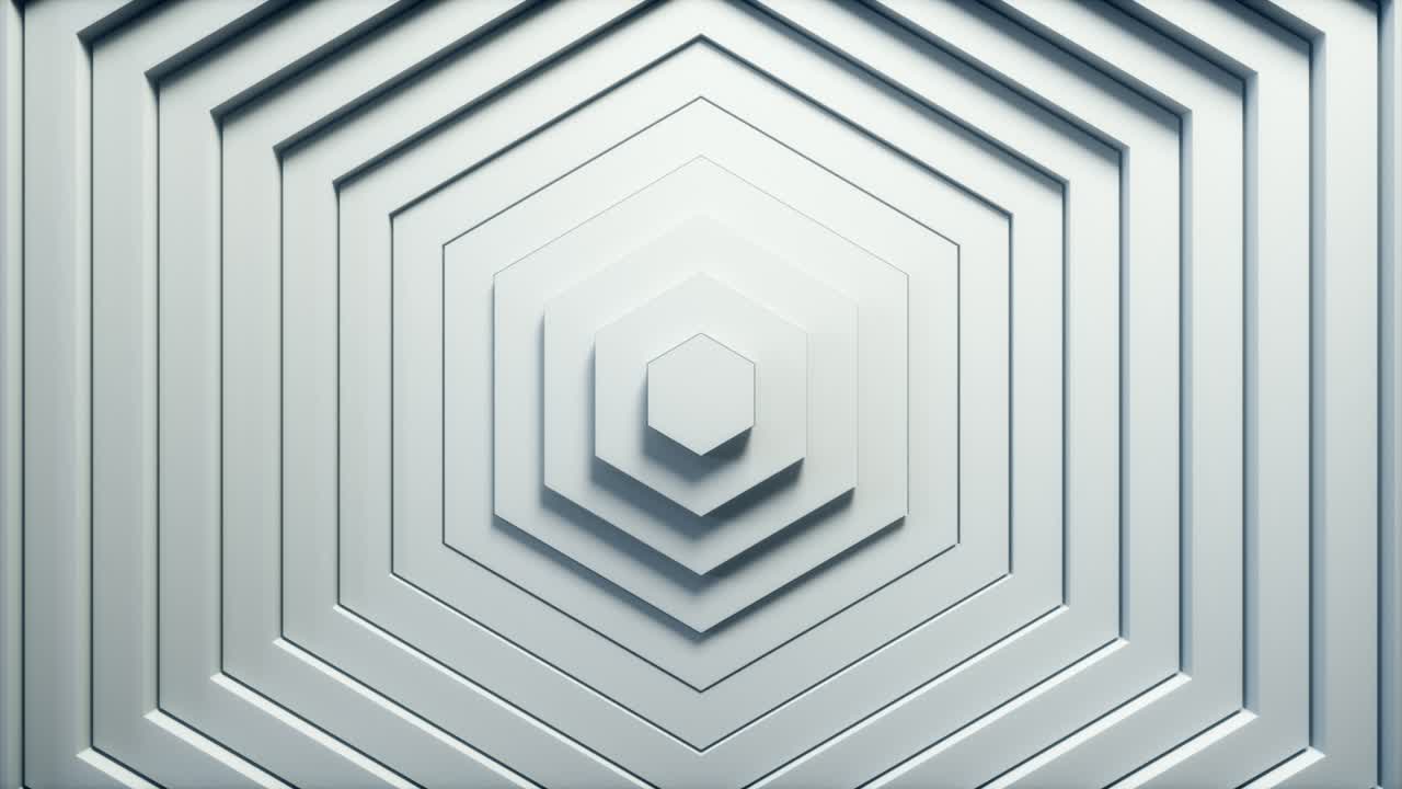 Abstract Geometric Hexagon Pattern