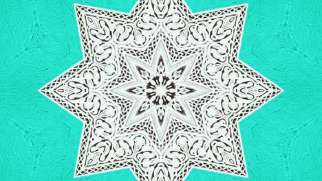el clásico color real mandala caleidoscopio gráficos de movimiento