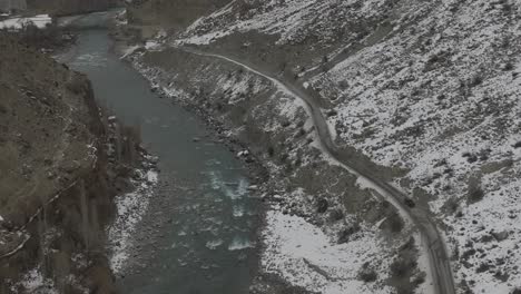 landscape of hunza valley, gilgit-baltistan, northern pakistan