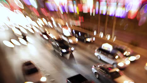 Selective-focus-image-of-the-electricity-and-energy-of-bright-lights-and-traffic-on-the-strip-at-night-in-Las-Vegas-Nevada-3