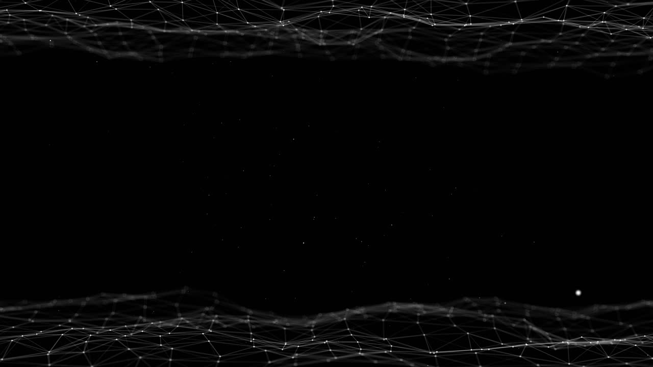 Wavy particle surface background abstract technology science cyber space concept digital technology