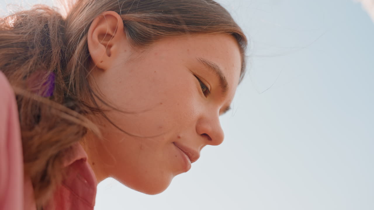 Woman Skincare Outdoors, Young Woman Using Moisturizer In Park, Outdoor Scene With Woman Doing Skincare On Park Bench, Caucasian Woman Performing Skincare Routine Outdoors On Sunny Park Bench