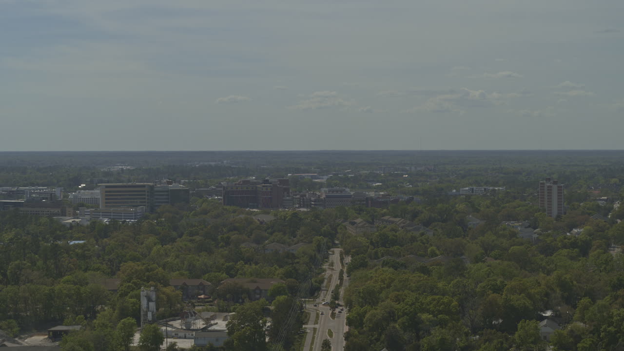Gainesville Florida Aerial v11 birdseye reveal ot the university hospital and surrounding areas - DJI Inspire 2, X7, 6k - March 2020